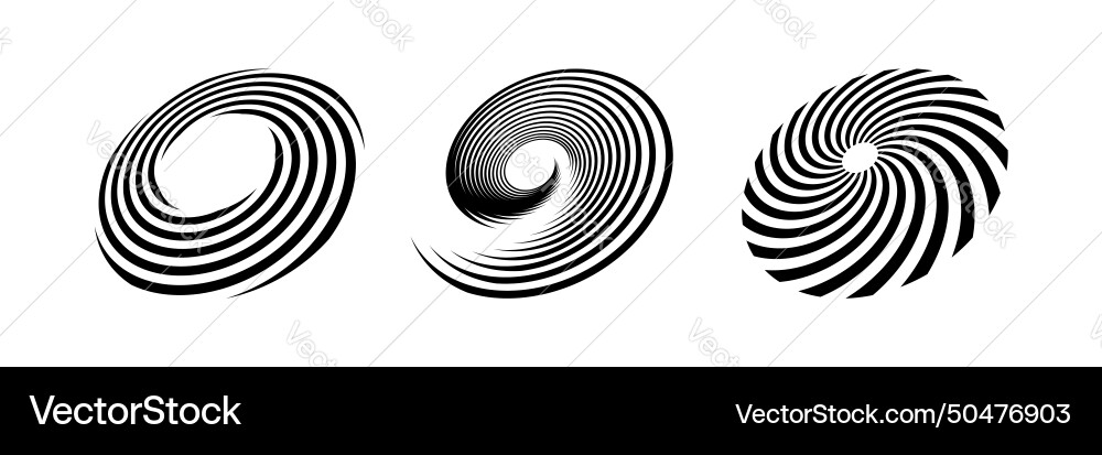 Rotaiing design elements Rotaiing design elements vector image
