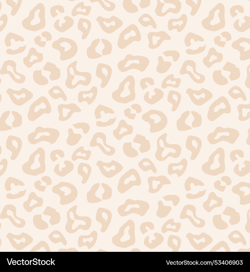 Seamless leopard pattern spot shape Seamless leopard pattern spot shape vector image