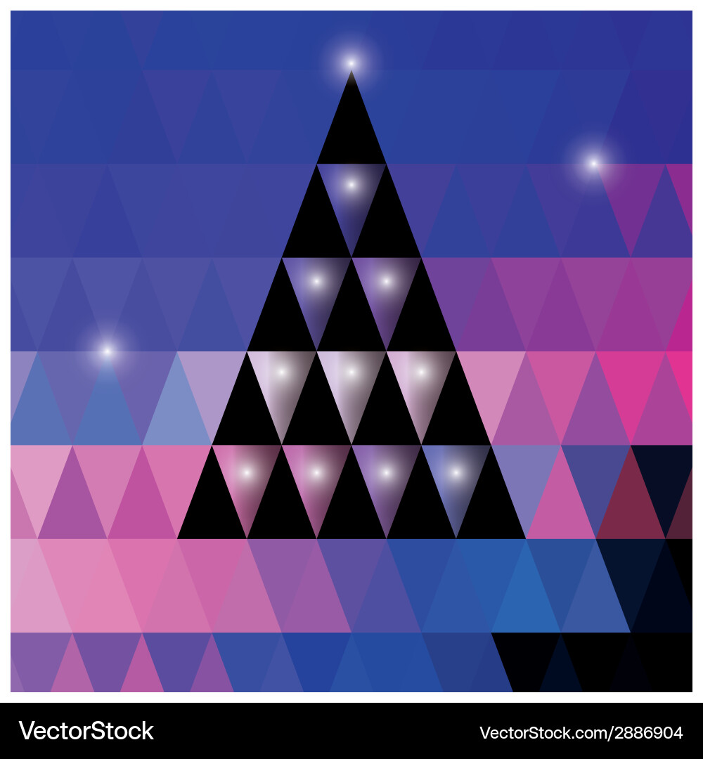 Abstract geometric colorful background pattern vector image