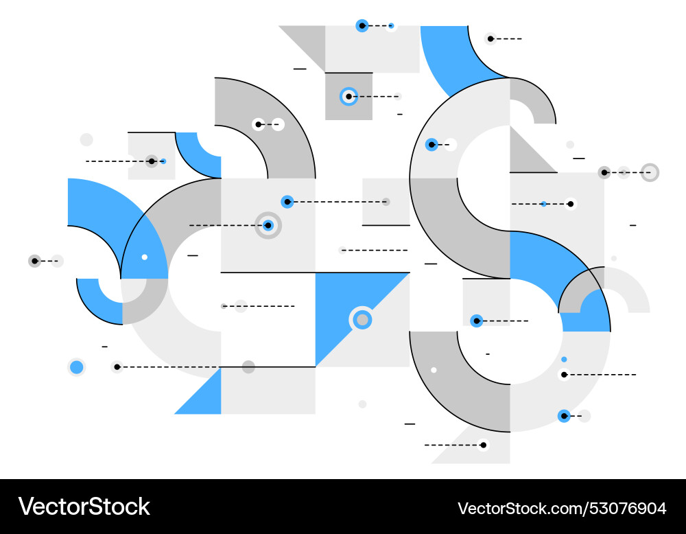 Abstract tech engineering draft background Abstract tech engineering draft background Vector Image