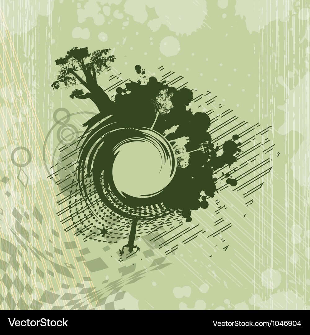 Background with abstract image Vector Image