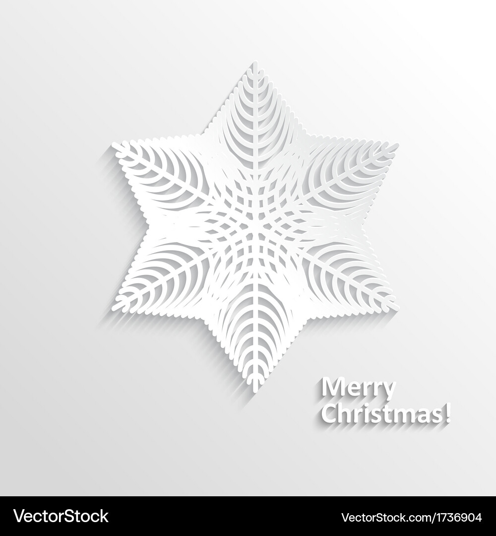 Design snowflake Vector Image