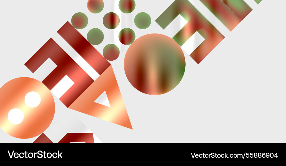 Simple shapes - circles triangles rectangles Vector Image