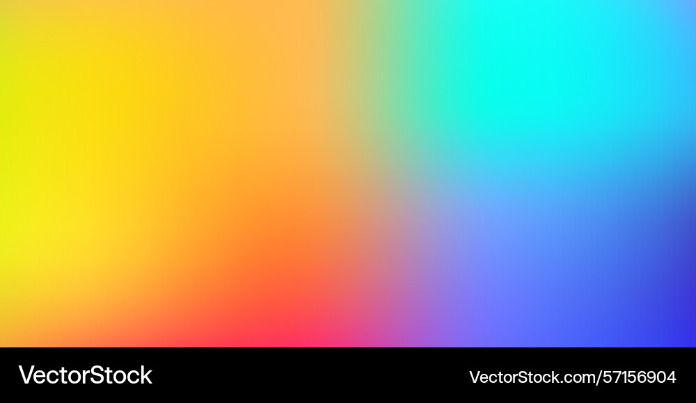 Trendy abstract rainbow blurred background smooth Vector Image