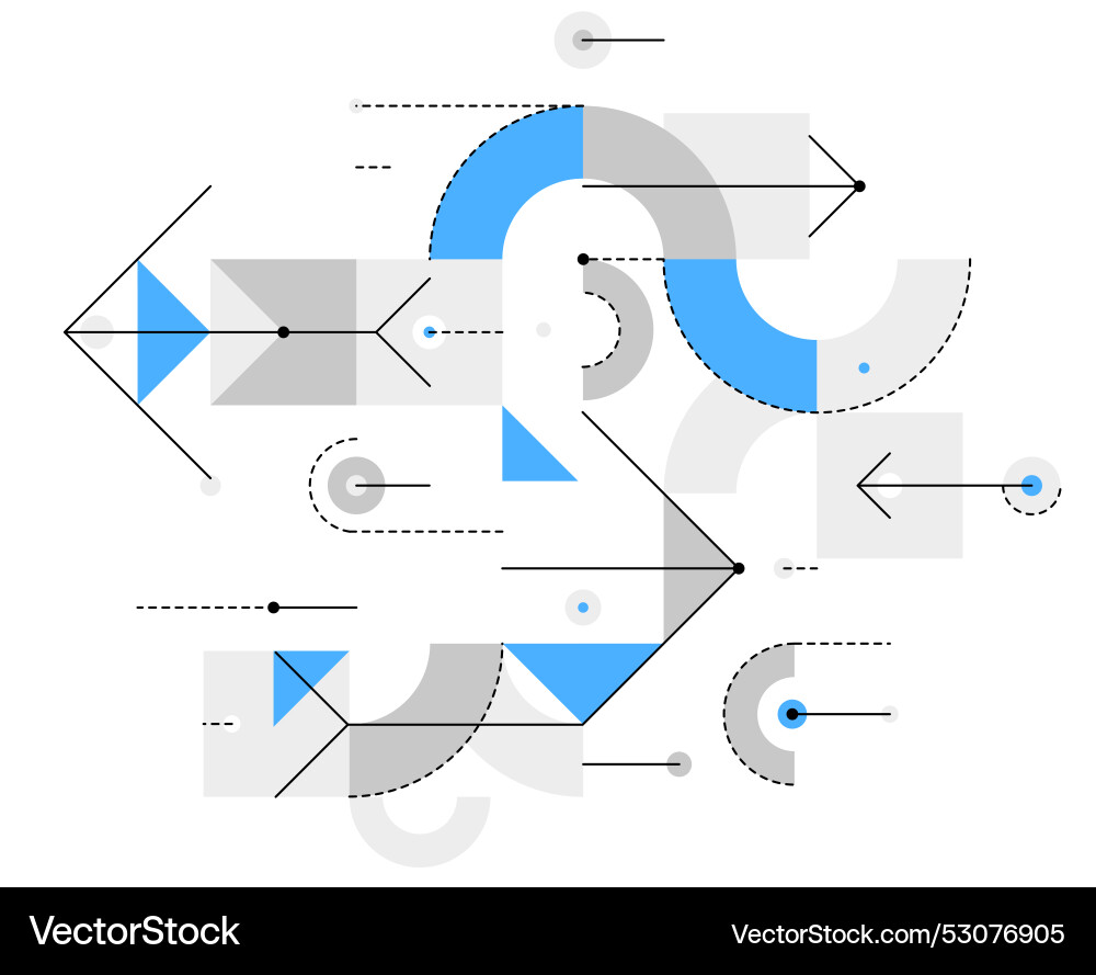 Abstract tech engineering draft background Abstract tech engineering draft background vector image