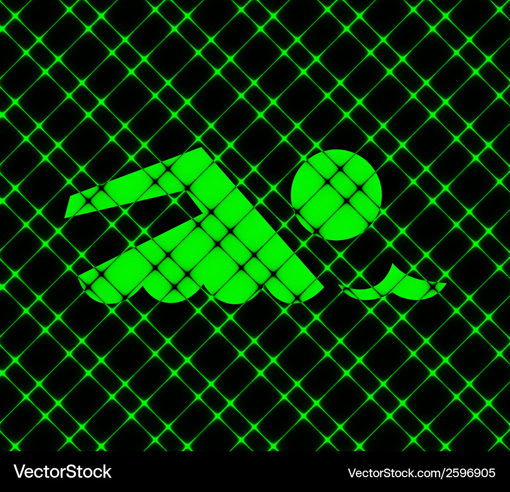 Swimmer pool flat modern web button and space Vector Image