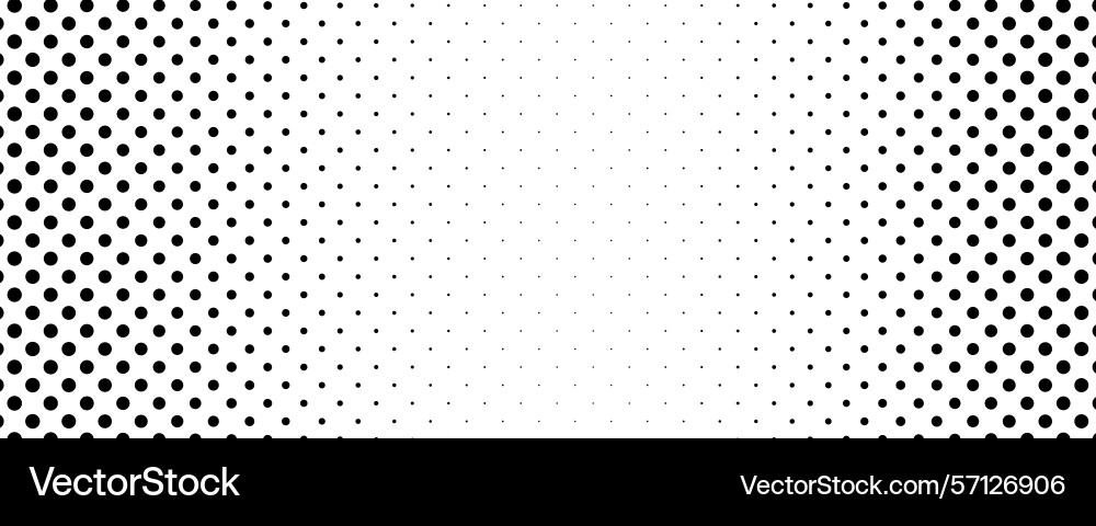 Monochrome halftone background with dots Monochrome halftone background with dots vector image