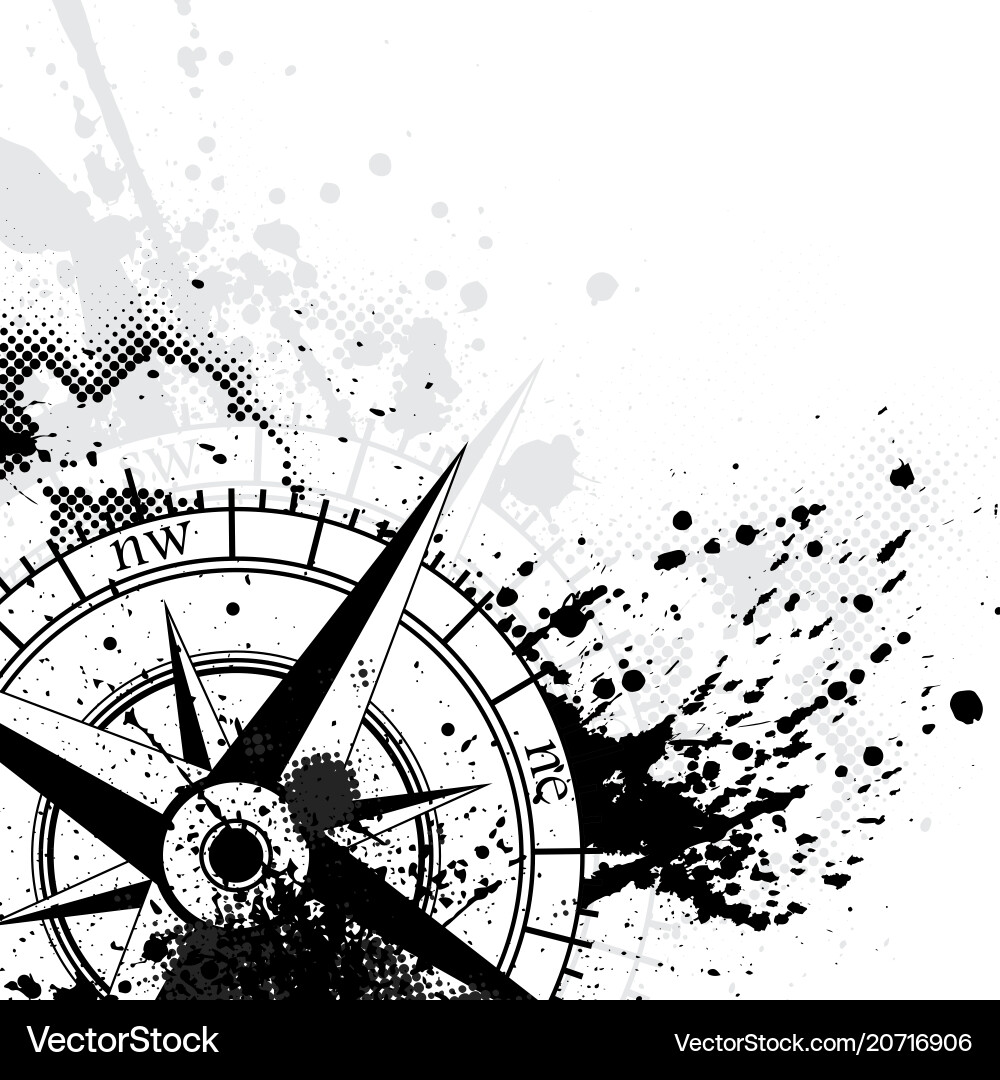 Wind rose white background Wind rose white background vector image