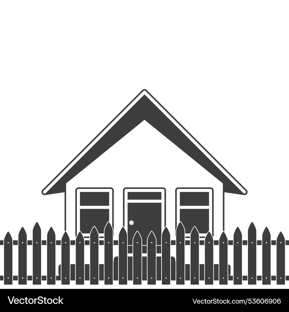 Wohnhaus Ikone kleine Dorf Wohnhaus Ikone kleine Dorf vektorbild