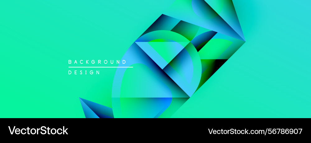 Abstract geometric shapes overlap creating Abstract geometric shapes overlap creating Vector Image