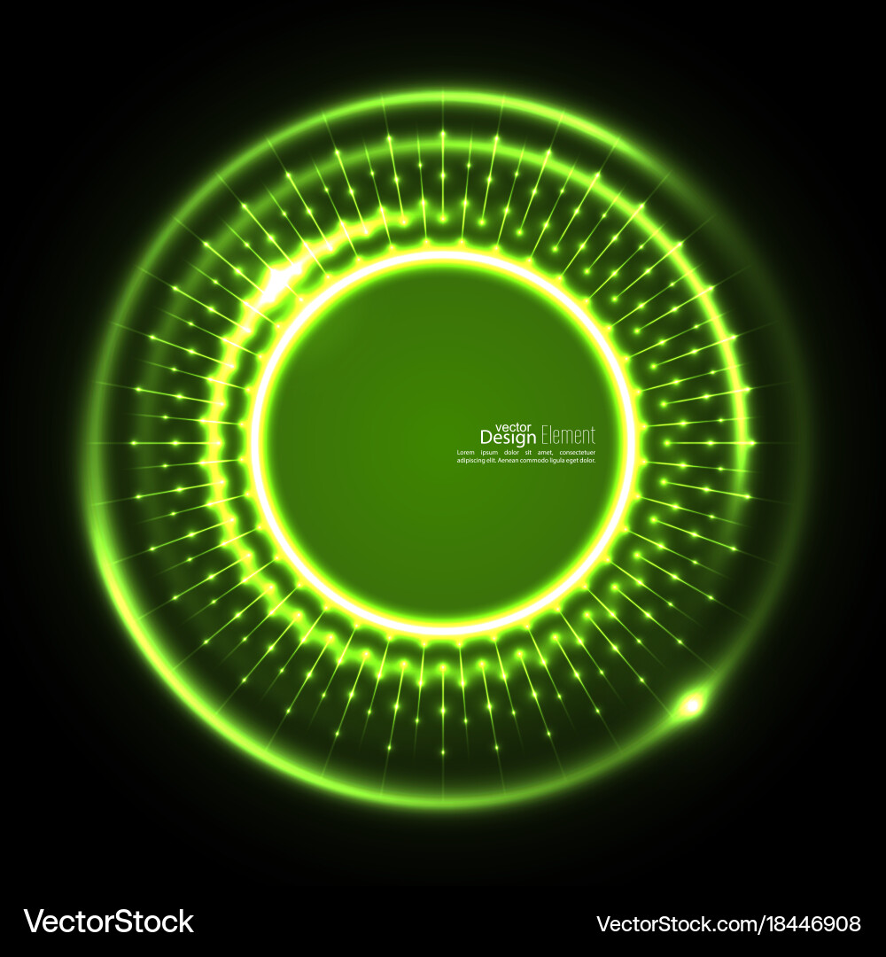 Abstract techno background vector image