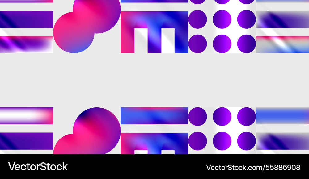 Simple shapes - circles triangles rectangles Vector Image