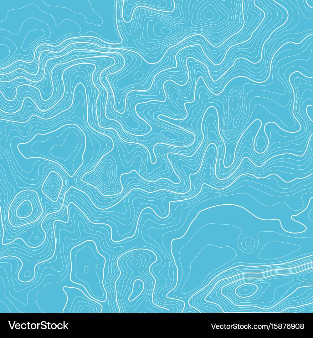 Topographic map background with space for copy Vector Image