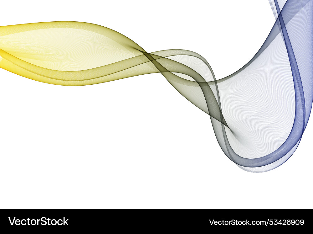 Abstract design element wave color Abstract design element wave color vector image