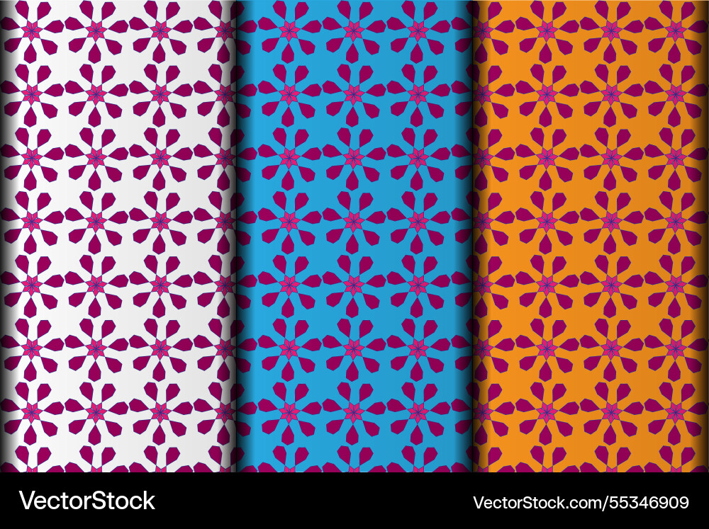 Changeable eps pattern design Vector Image