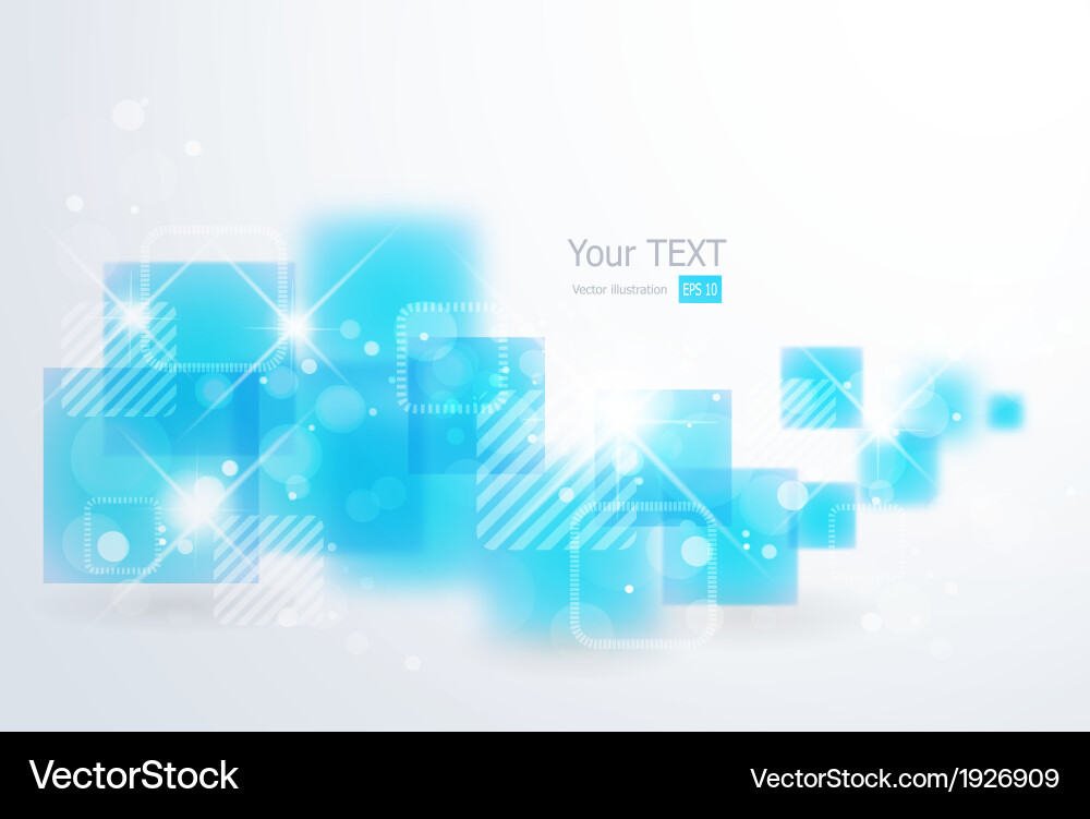 Geometric Abstract Background with Square Shapes vector image