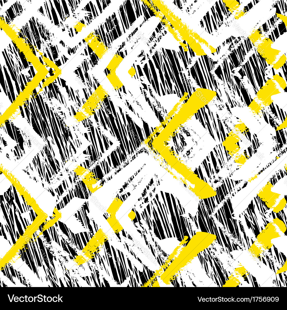 Zigzag Brushstroke Pattern Vector Image