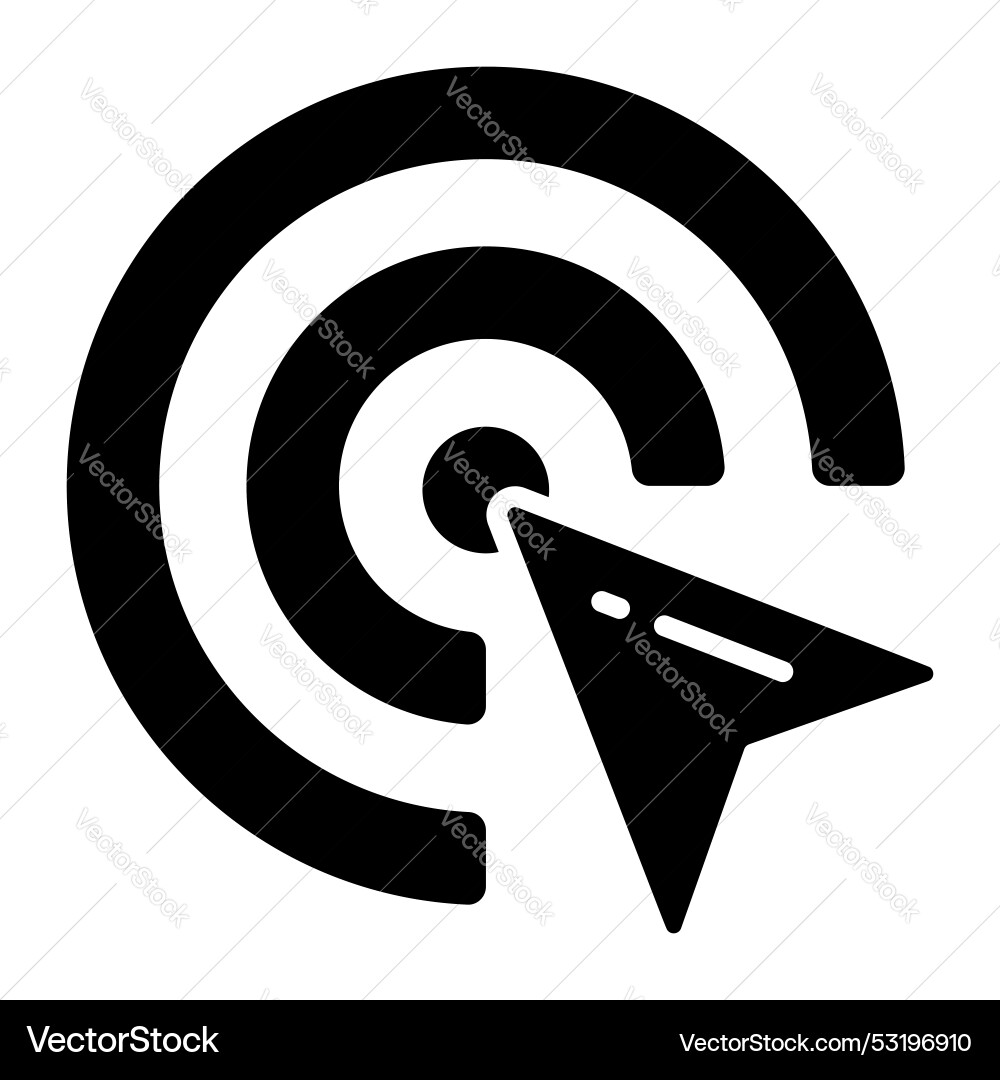 Cursor pointer icon in modern design style vector image