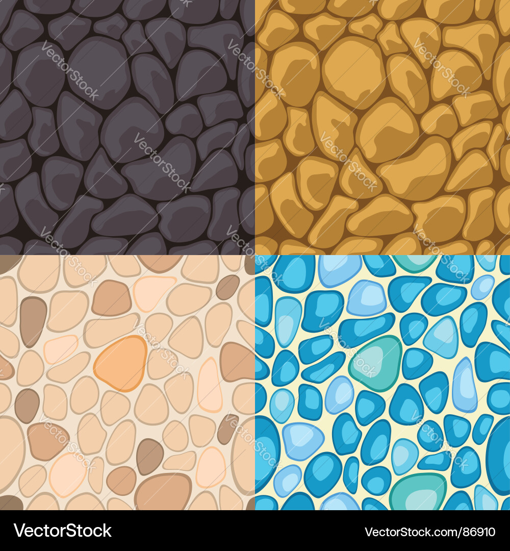 Stone Texture Seamless Pattern Vector Image