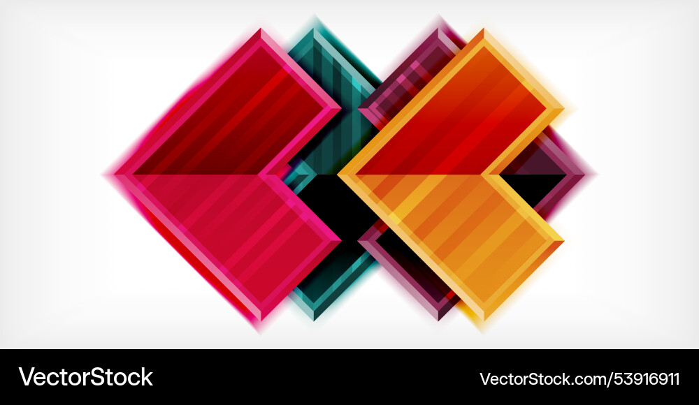 Arrow symbols created with 3d effects and line Arrow symbols created with 3d effects and line vector image