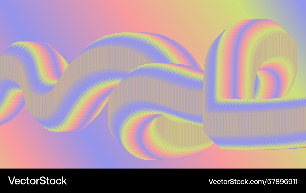 Blend 3d flowing colorful gradient background Blend 3d flowing colorful gradient background Vector Image