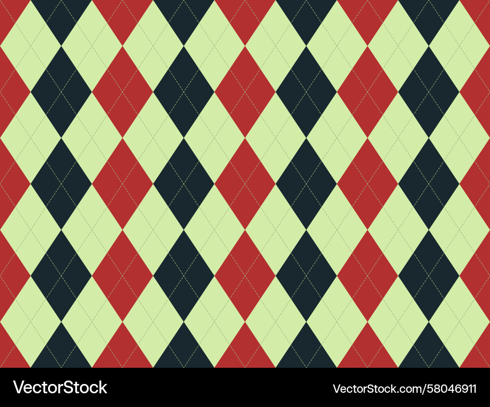 Elegant Argyle Pattern Vector Image