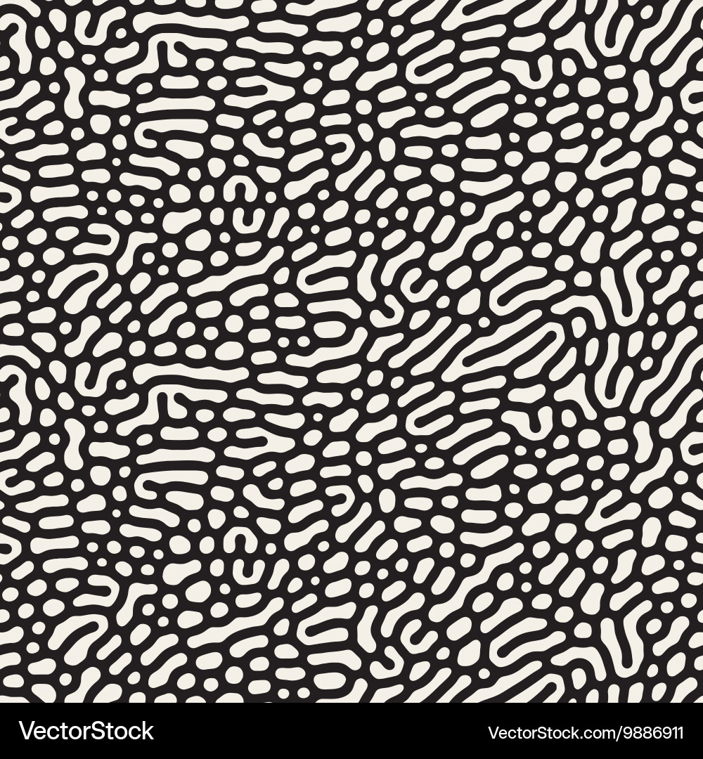 Organic Rounded Lines Pattern vector image
