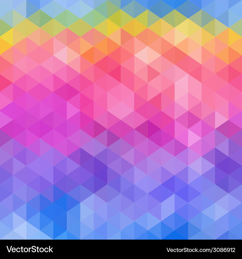 Abstract triangle geometrical multicolored Vector Image