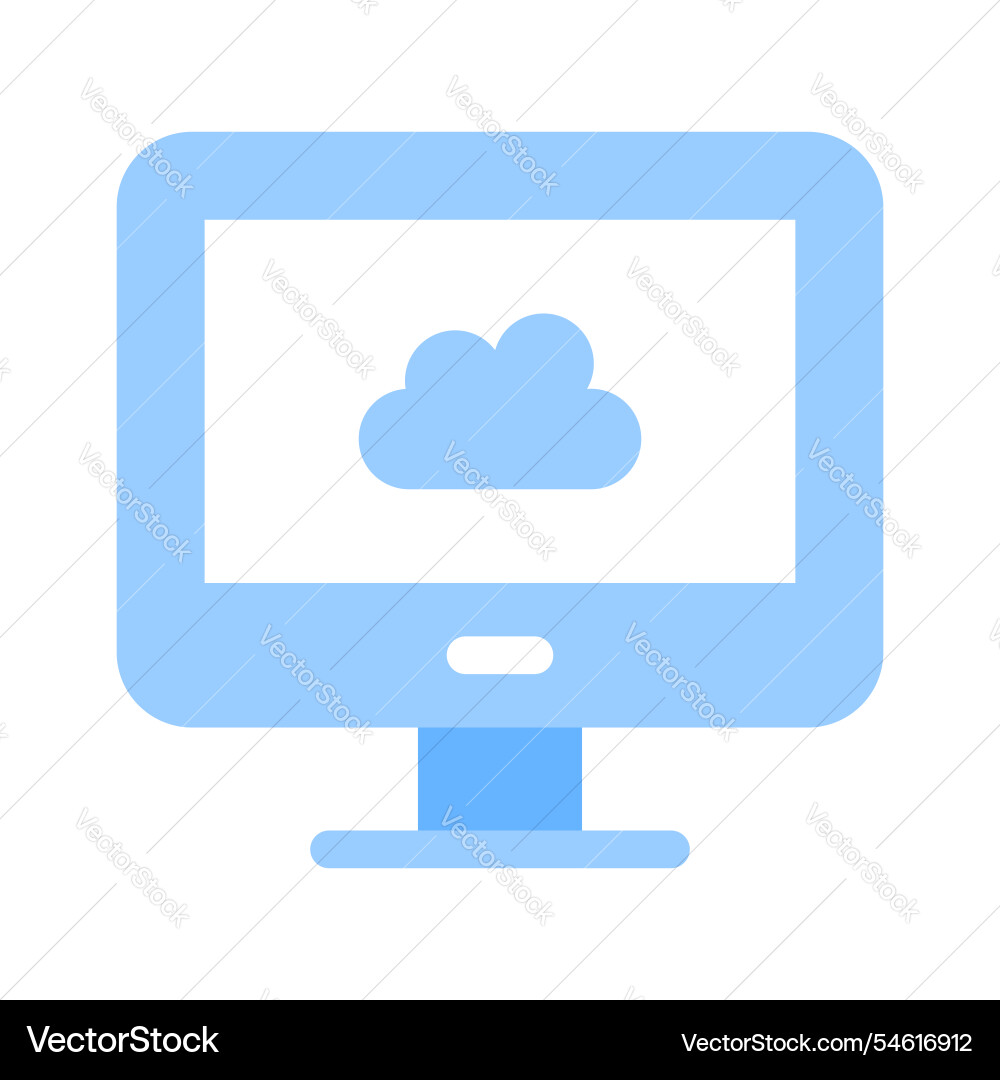 Cloud computing Vector Image