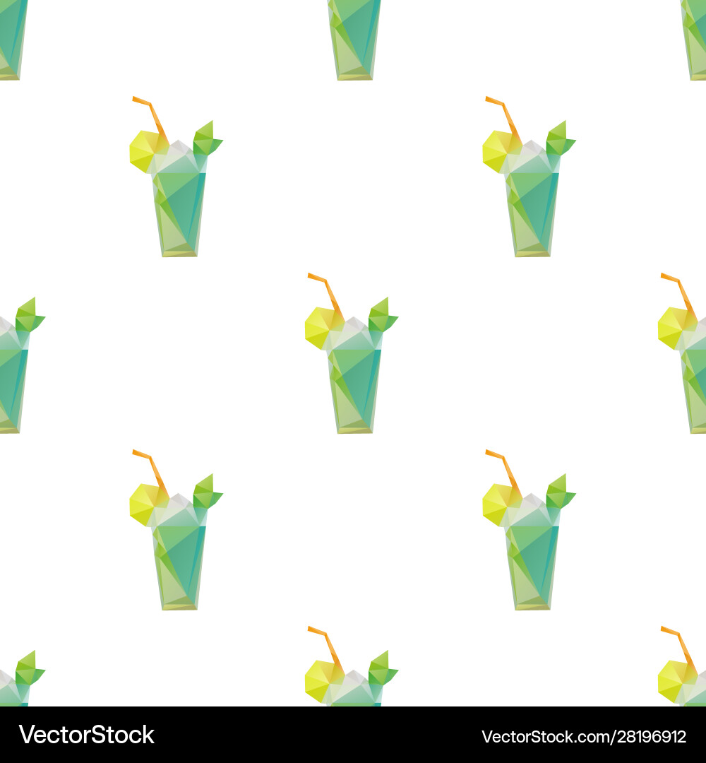 Cocktail triangle pattern backgrounds Cocktail triangle pattern backgrounds vector image