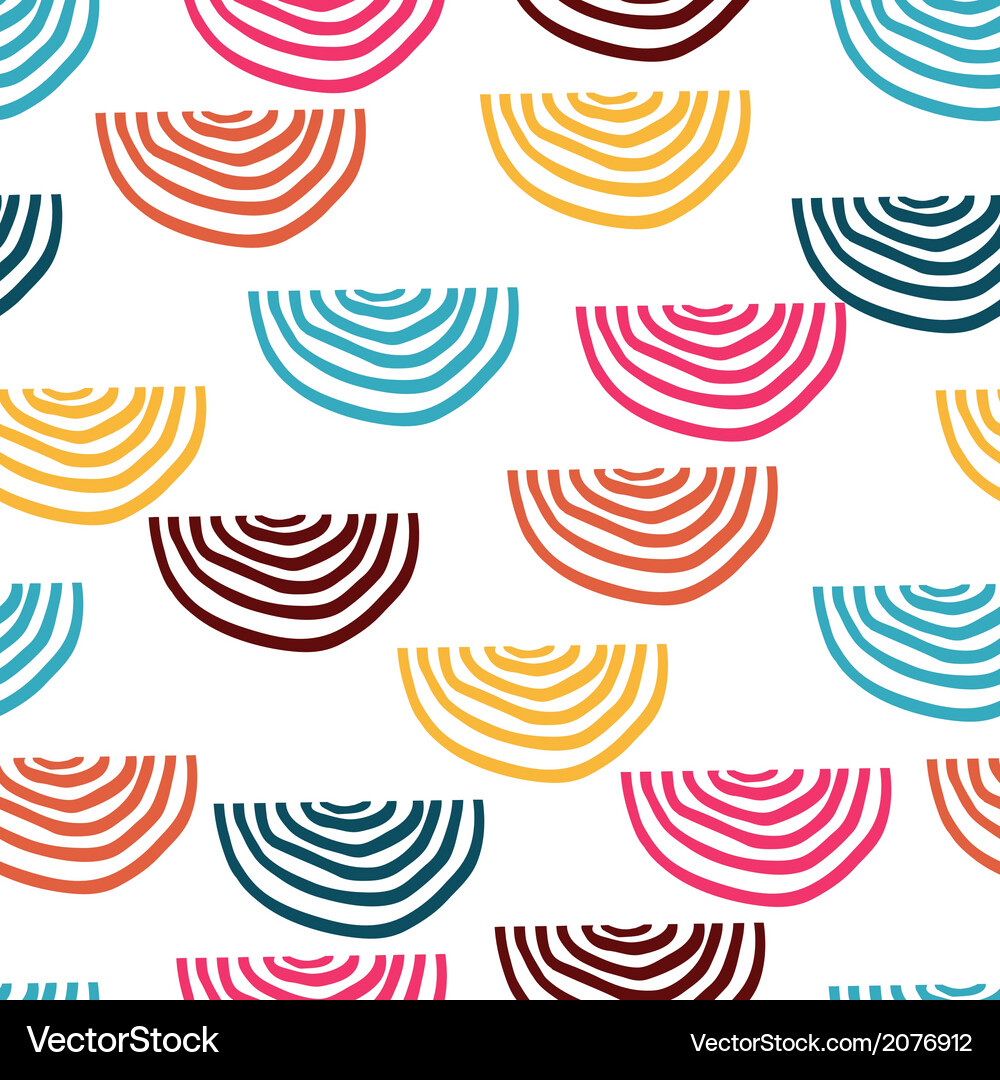 Seamless pattern with doodles Vector Image
