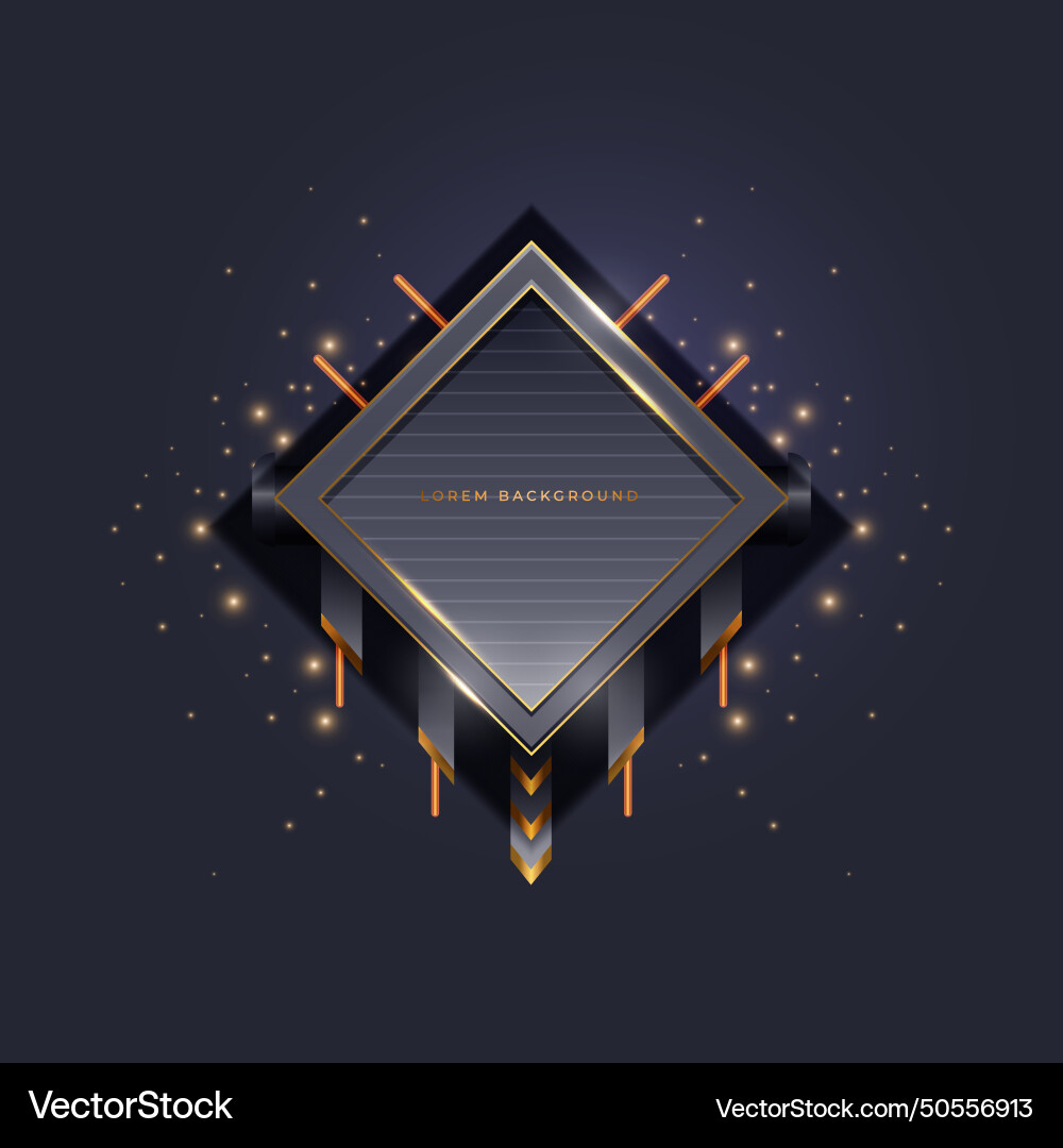 Abstract rectangle background design Vector Image