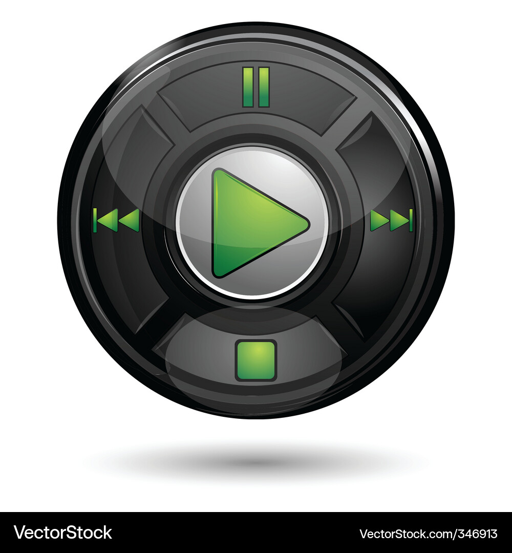 Play button Vector Image