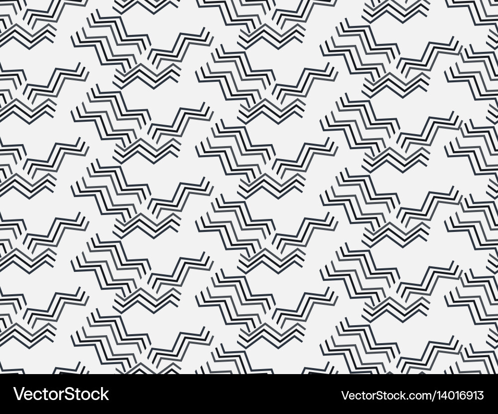 Seamless pattern with broken lines geometric vector image