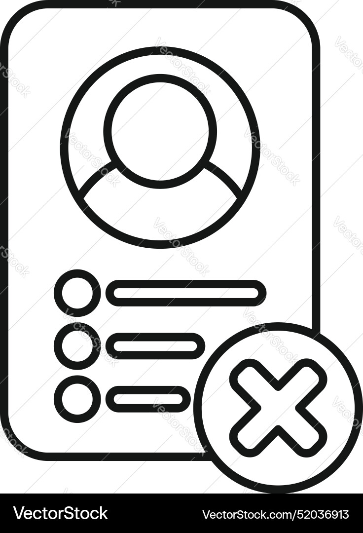 User profile being deleted from database User profile being deleted from database vector image