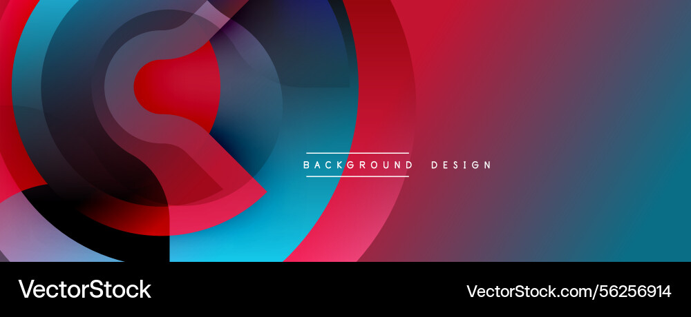 Abstract layered shapes create dynamic visual Abstract layered shapes create dynamic visual vector image