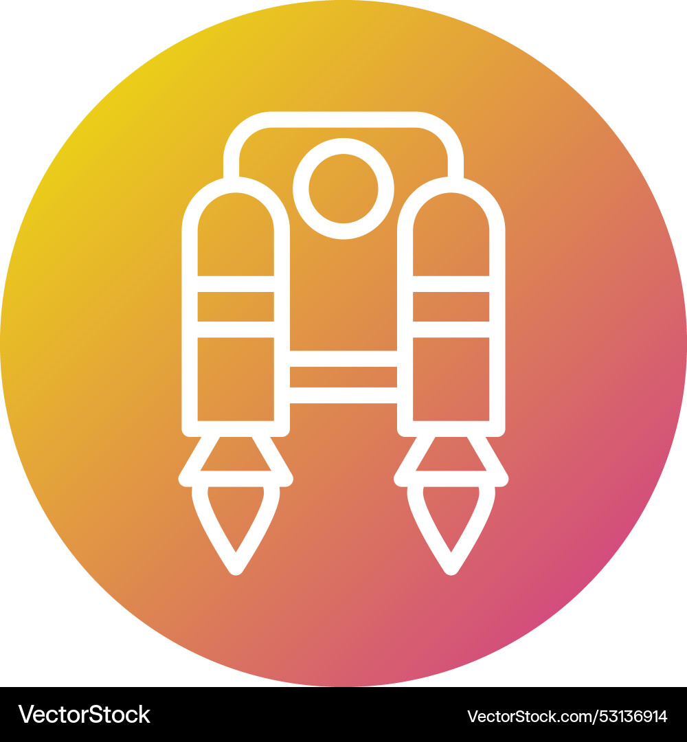 Jetpack icon design Vector Image