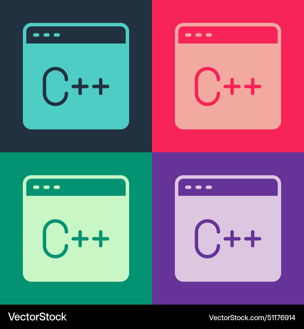 Pop Art Software Web-Entwickler Programmiercode vektorbild
