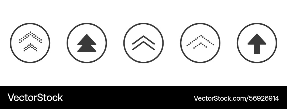 Swipe up Symbol Pfeil Taste ui Scroll Symbol Swipe up Symbol Pfeil Taste ui Scroll Symbol vektorbild