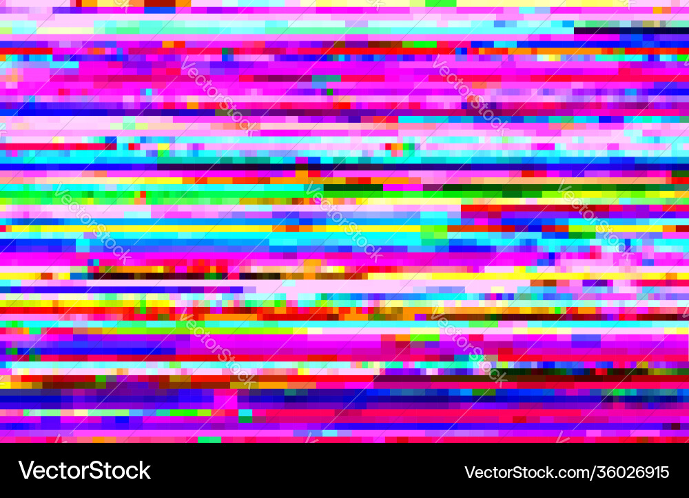 Abstract background with glitch effect Abstract background with glitch effect Vector Image