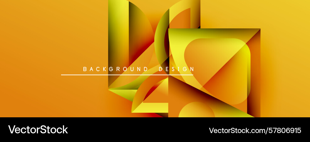 Abstract geometric shapes overlap creating Abstract geometric shapes overlap creating Vector Image