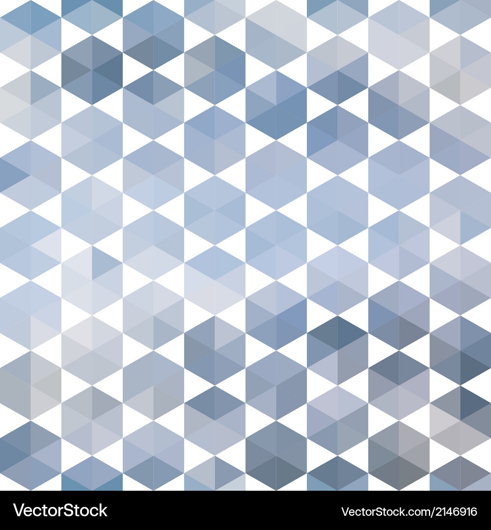 Retro pattern of geometric hexagon shapes Vector Image