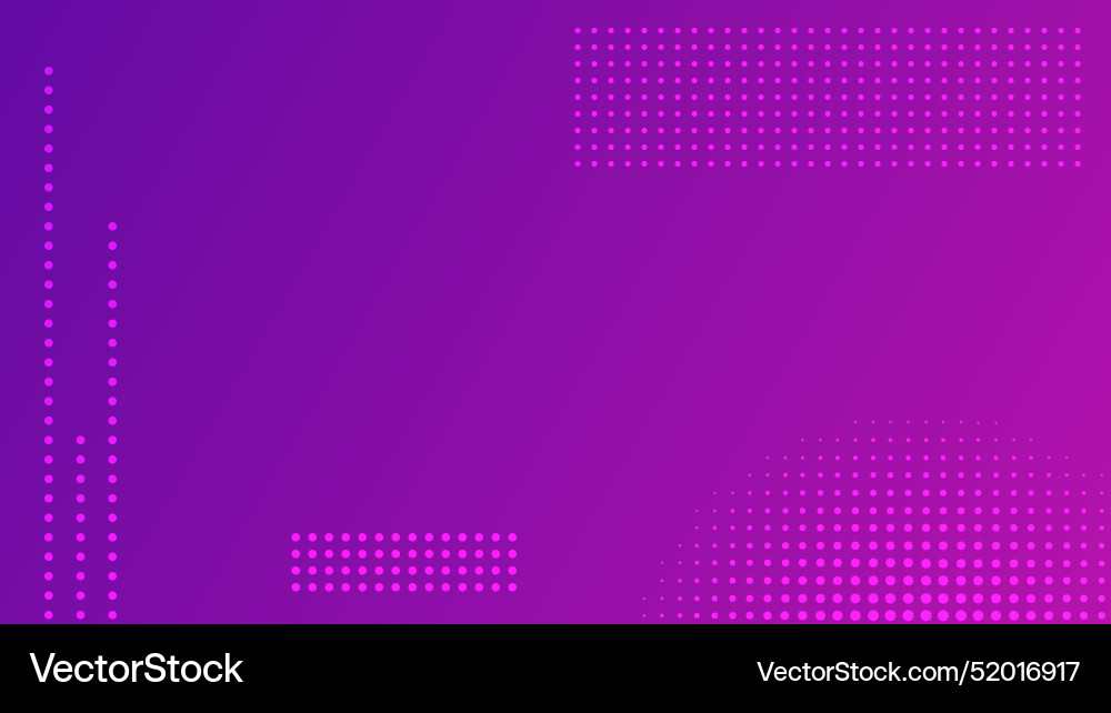 Abstract gradient geometric background with dots Vector Image