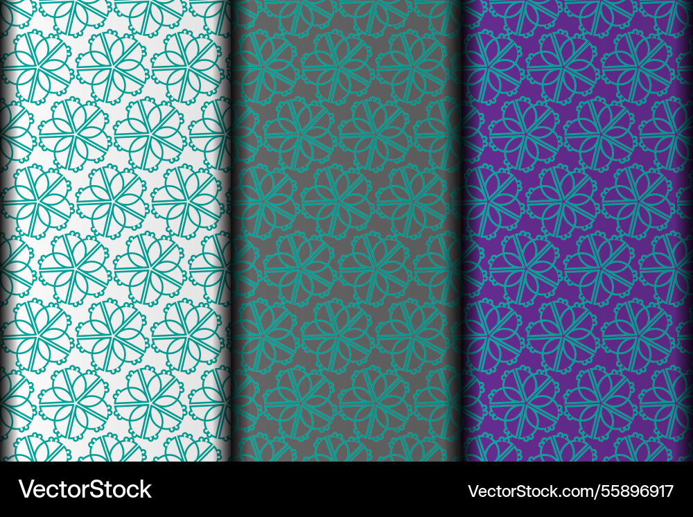 Circle style pattern design vector image