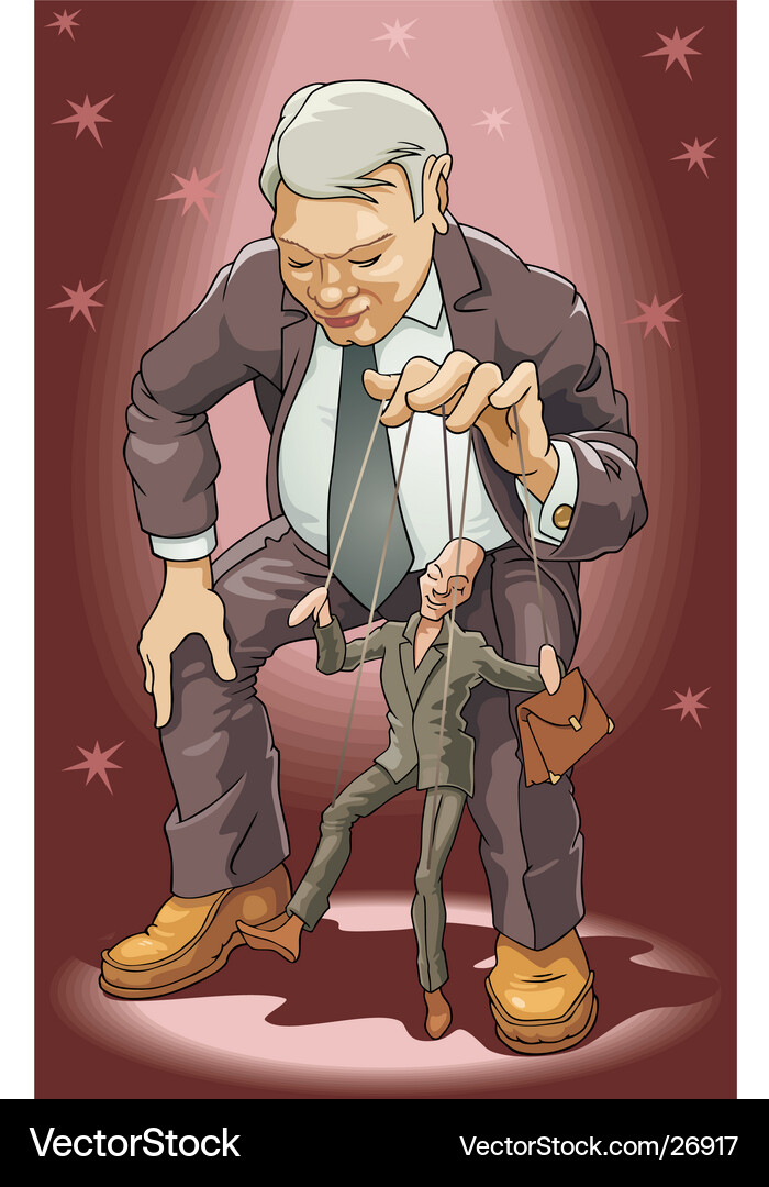 Executive Control Vector Image