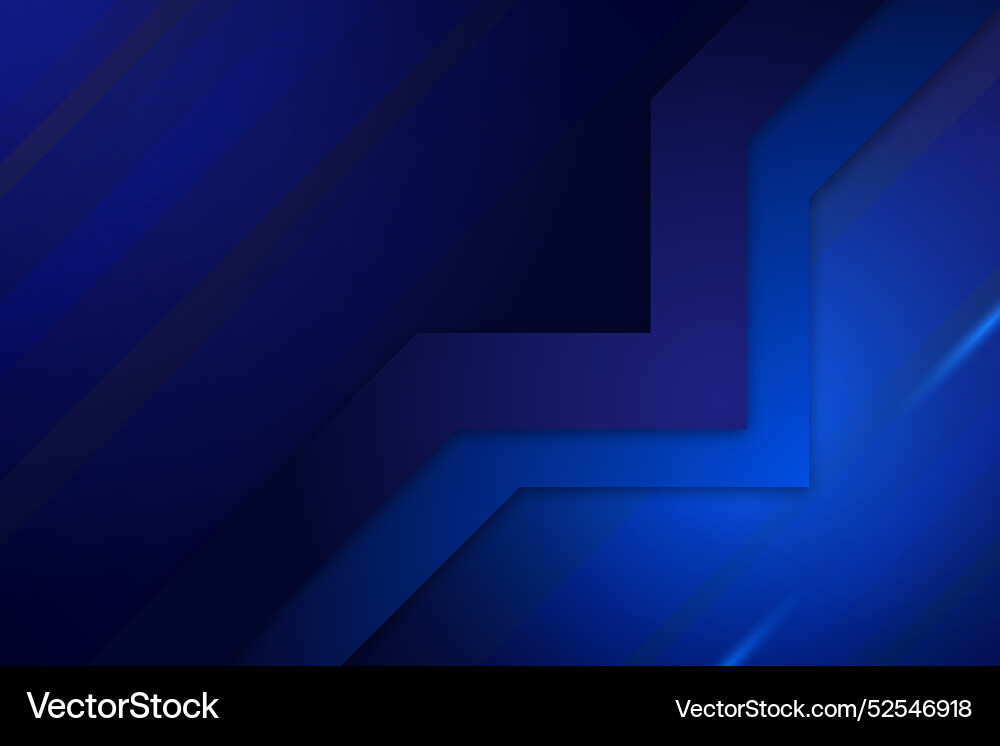 Gradient abstract dynamic blue background Vector Image