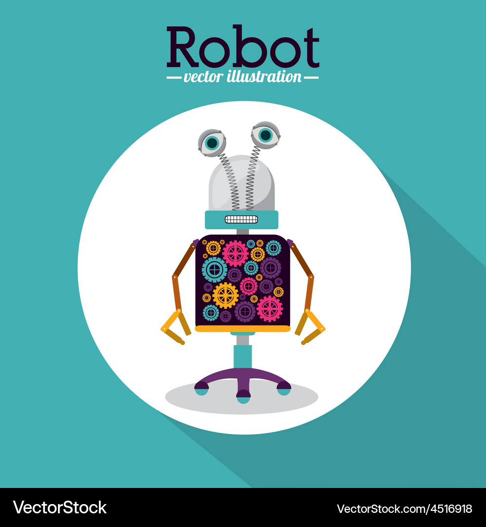 Robot design Vector Image