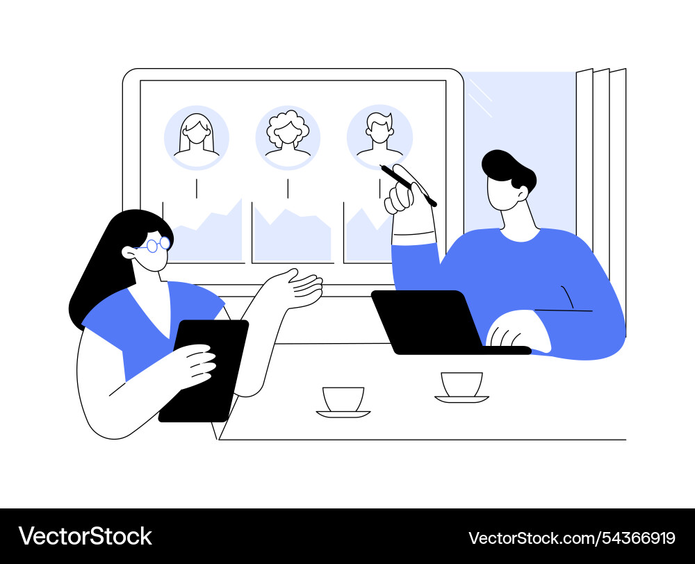 Data collection software isolated cartoon Data collection software isolated cartoon vector image