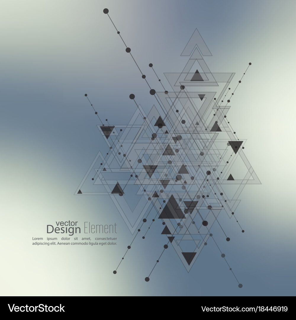 Geometric Abstract Background vector image