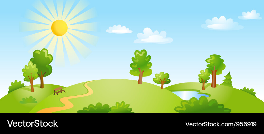 Landscape Royalty Free Vector Image - VectorStock